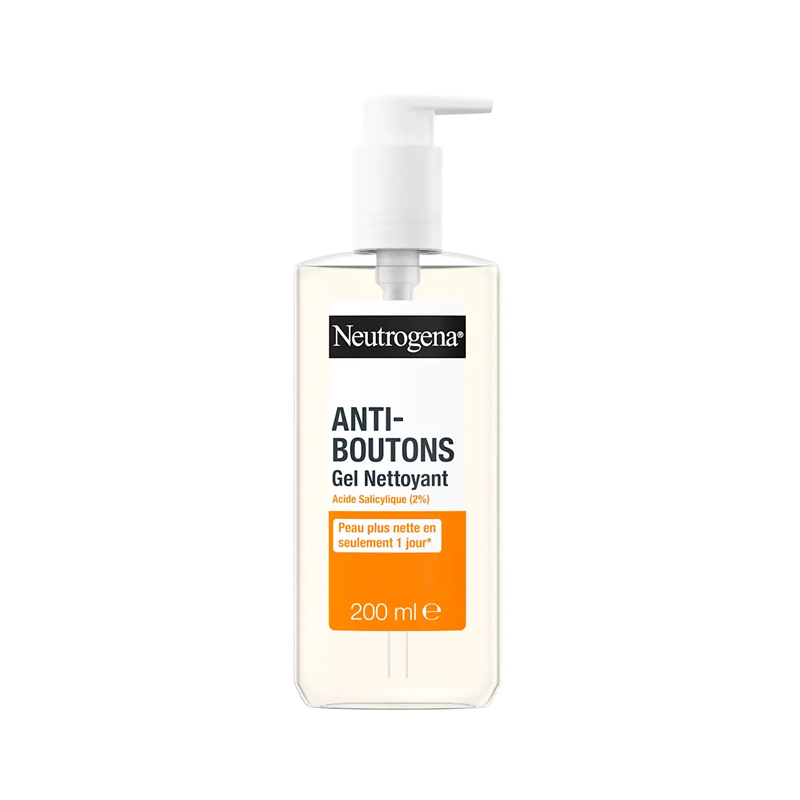 neutrogena antiboutons gel nettoyant