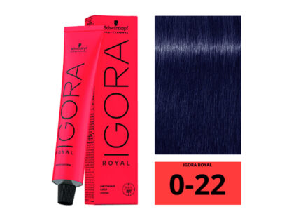 SCHWARZKOPF IGORA ROYAL 0-22 Concentré Anti-Orange 60ml
