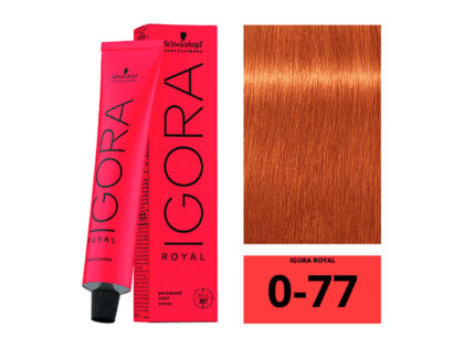 SCHWARZKOPF IGORA ROYAL 0-77 Concentré Cuivré 60ml
