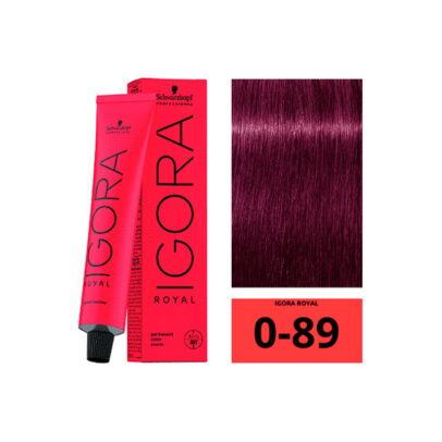 SCHWARZKOPF IGORA ROYAL 0-89 Concentré Rouge Violet 60ml