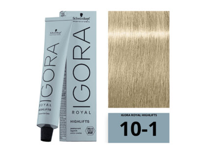 SCHWARZKOPF IGORA Royal Highlifts 10-1 Éclaircissant Cendré 60ml