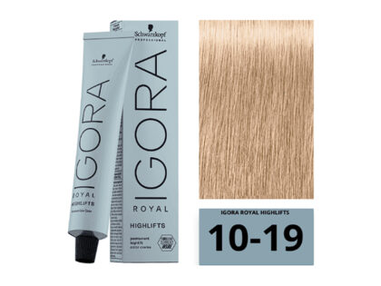 SCHWARZKOPF IGORA ROYAL Highlifts 10-19 Éclaircissant Cendré Violet 60ml