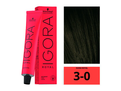 SCHWARZKOPF IGORA ROYAL 3-0 Châtain Foncé Naturel 60ml