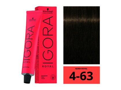 SCHWARZKOPF IGORA ROYAL 4-63 Châtain Moyen Marron Mat 60ml