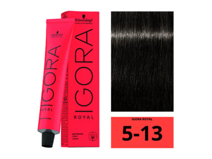SCHWARZKOPF IGORA ROYAL 5-13 Châtain Clair Cendré Mat 60ml
