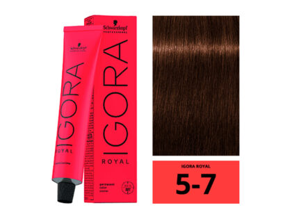 SCHWARZKOPF IGORA ROYAL 5-7 Châtain Clair Cuivré 60ml