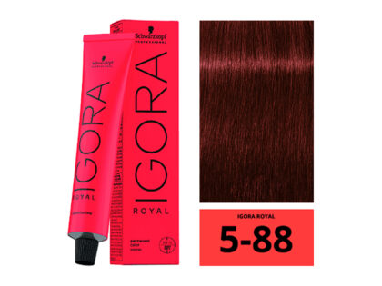 SCHWARZKOPF IGORA ROYAL 5-88 Châtain Clair Rouge Extra 60ml