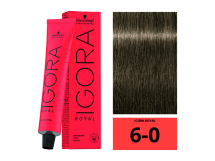 SCHWARZKOPF IGORA ROYAL 6-0 Blond Foncé Naturel 60ml