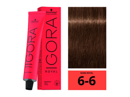 SCHWARZKOPF IGORA ROYAL 6-6 Blond Foncé Marron 60ml
