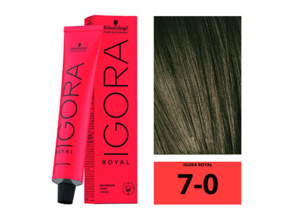 SCHWARZKOPF IGORA ROYAL 7-0 Blond Moyen Naturel 60ml