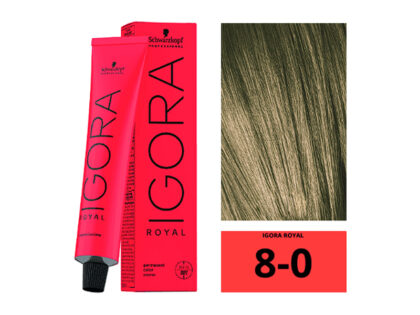 SCHWARZKOPF IGORA ROYAL 8-0 Blond Clair Naturel 60ml