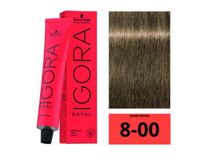 SCHWARZKOPF IGORA ROYAL 8-00 Blond Clair Naturel Extra 60ml