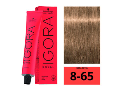 SCHWARZKOPF IGORA ROYAL 8-65 Blond Clair Marron Doré 60ml