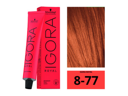 SCHWARZKOPF IGORA ROYAL 8-77 Blond Clair Cuivré Extra 60ml