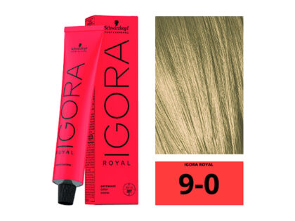 SCHWARZKOPF IGORA ROYAL 9-0 Blond Très Clair Naturel 60ml