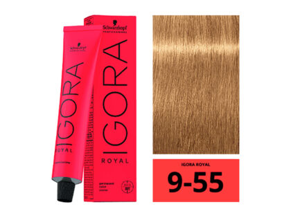 SCHWARZKOPF IGORA ROYAL 9-55 Blond Très Clair Doré Extra 60ml