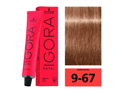 SCHWARZKOPF IGORA ROYAL 9-67 Blond Très Clair Marron Cuivré 60ml