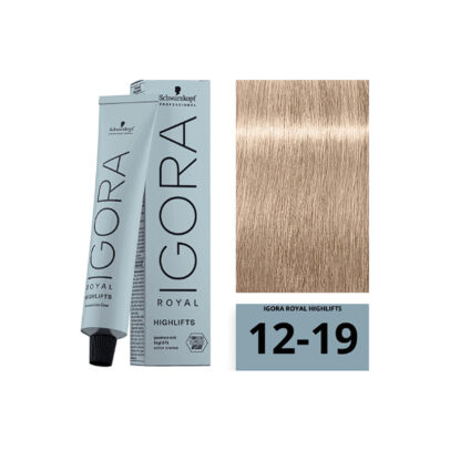 SCHWARZKOPF IGORA ROYAL Highlifts 12-19 Super-Éclaircissant Cendré Violet 60ml