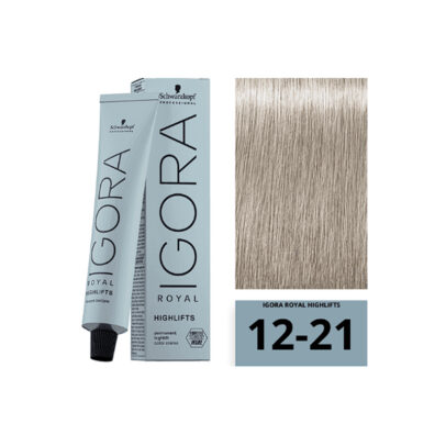 SCHWARZKOPF IGORA ROYAL Highlifts 12-21 Super-Éclaircissant Fumé Cendré 60ml