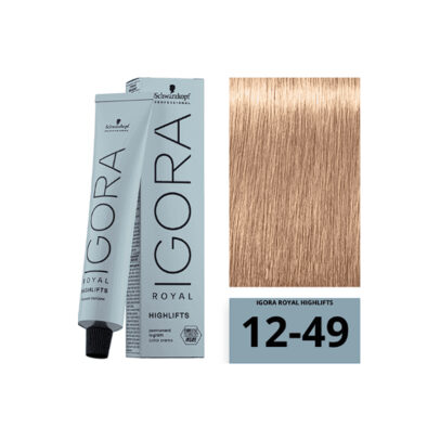 SCHWARZKOPF IGORA ROYAL Highlifts 12-49 Super-Éclaircissant Beige Violet 60ml