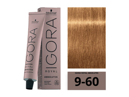 SCHWARZKOPF IGORA ROYAL Absolutes 9-60 Blond Très Clair Marron Naturel 60ml