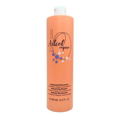 Ailcol Shampooing Repair avec kératine,collagène,céramide et ail500 ml